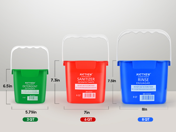sanitizing bucket