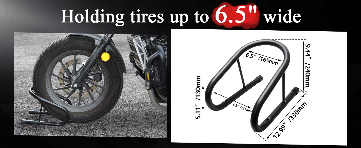 Removable Dirt Bike Wheel Chock