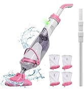 Enhulk Pool Vacuum for Above Ground Pool with a Telescopic Pole, 60 Mins Running Time, Handheld P...
