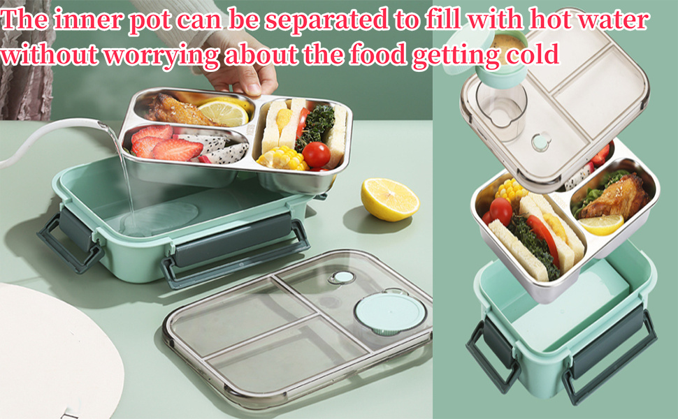 Escentio Lunch Box, Escentio Stainless Steel Lunch Box, 2/3