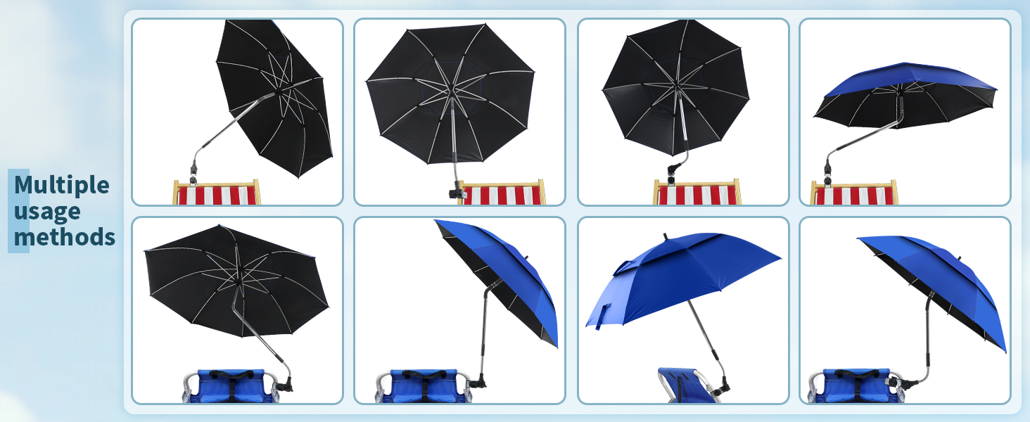 Chair Umbrella with Clamp