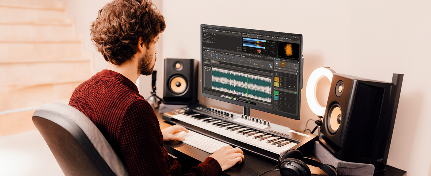 UPERFECT Monitor portátil, pantalla de 15,6 pulgadas