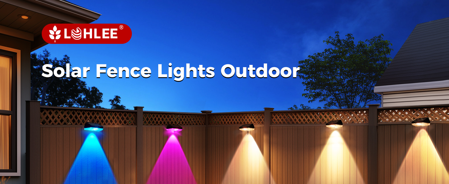 solar fence lights