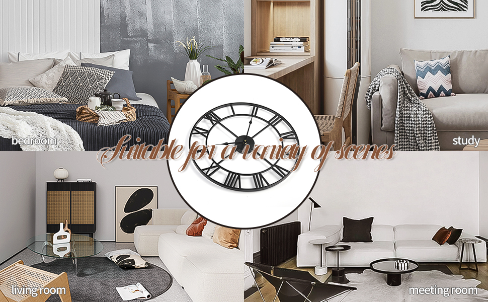 wall clock for living room decor