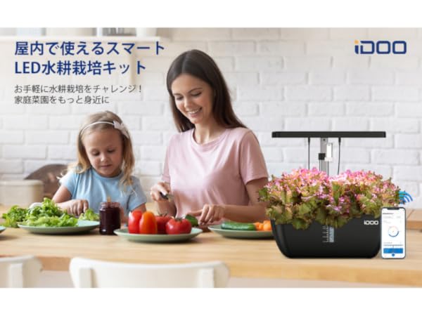 Amazon.co.jp: iDOO 水耕栽培セット 水耕栽培キット 野菜栽培