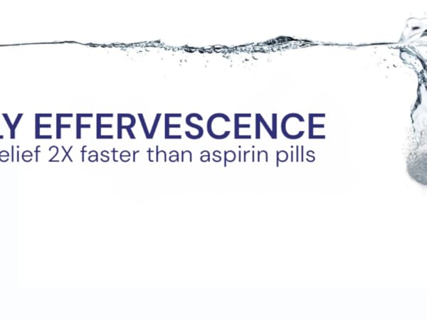 Effervesence for fast, gently relief.