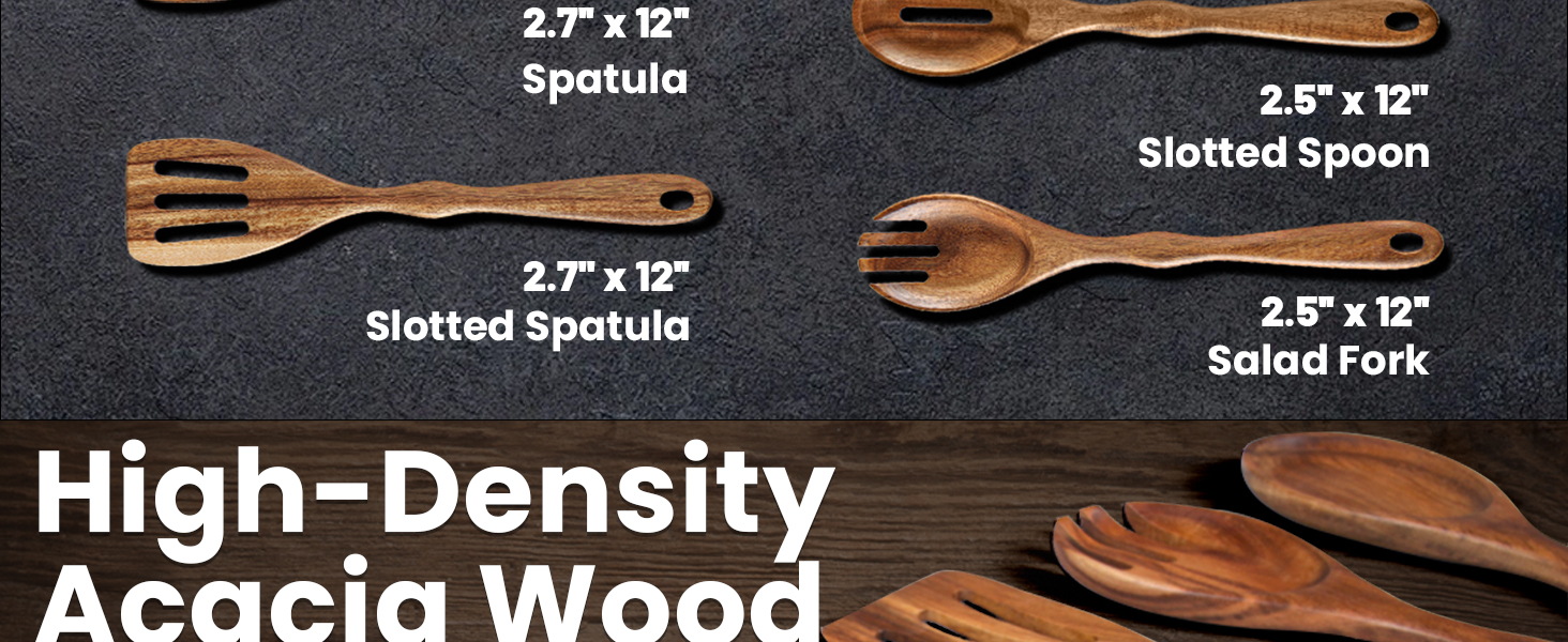 Acacia Wood Cooking Utensils