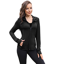 ONZIE  フィットネスウェア　アメリカサイズS/M COZZYON Womens Athletic Full Zip Lightweight Yoga Workout
