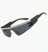 Hanj Rhinestone Y2K Sunglasses