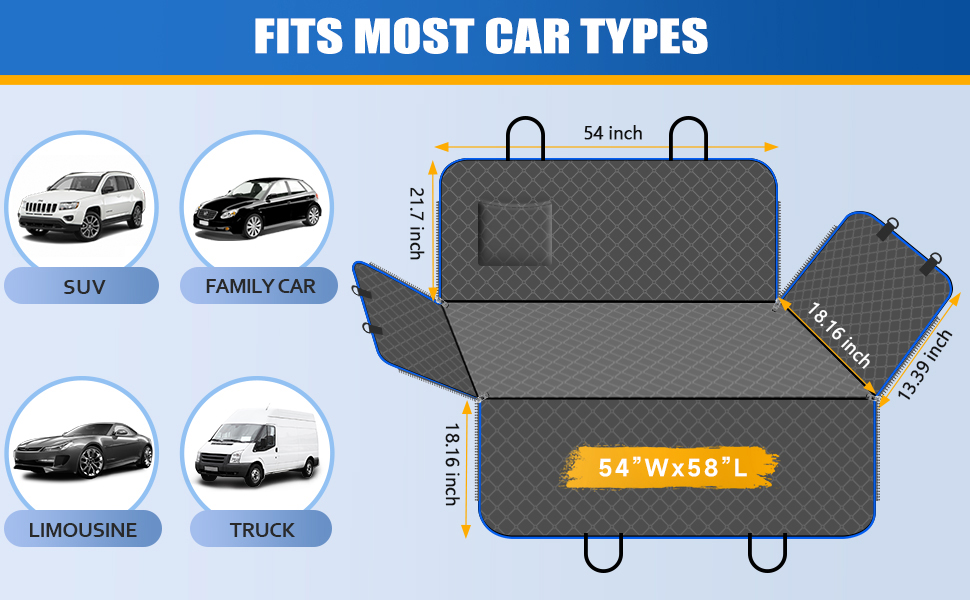 Durable Dog Seat Cover