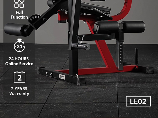 leg extension curl machine