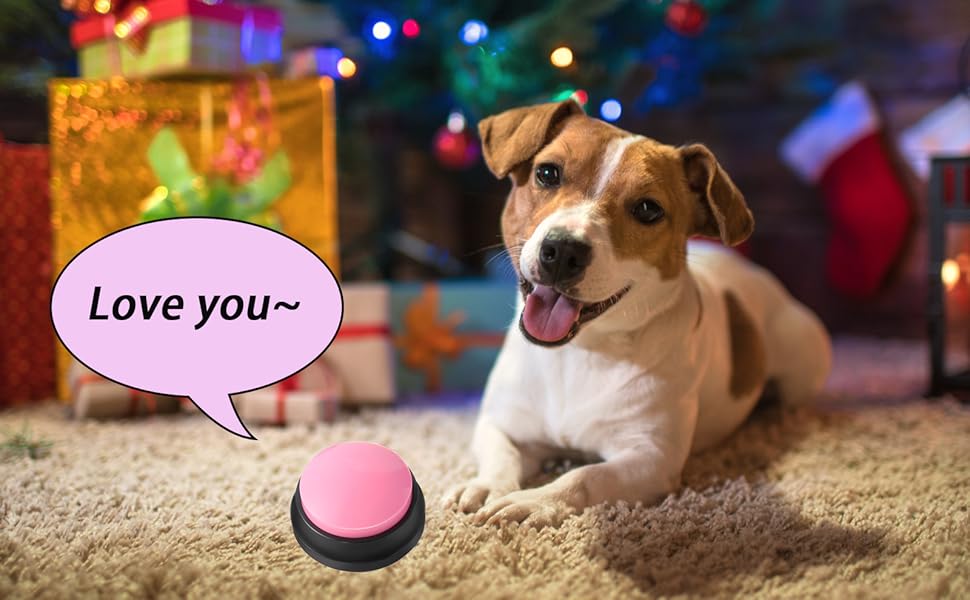 Voice Recording Button, Dog Buttons for Communication Pet Training