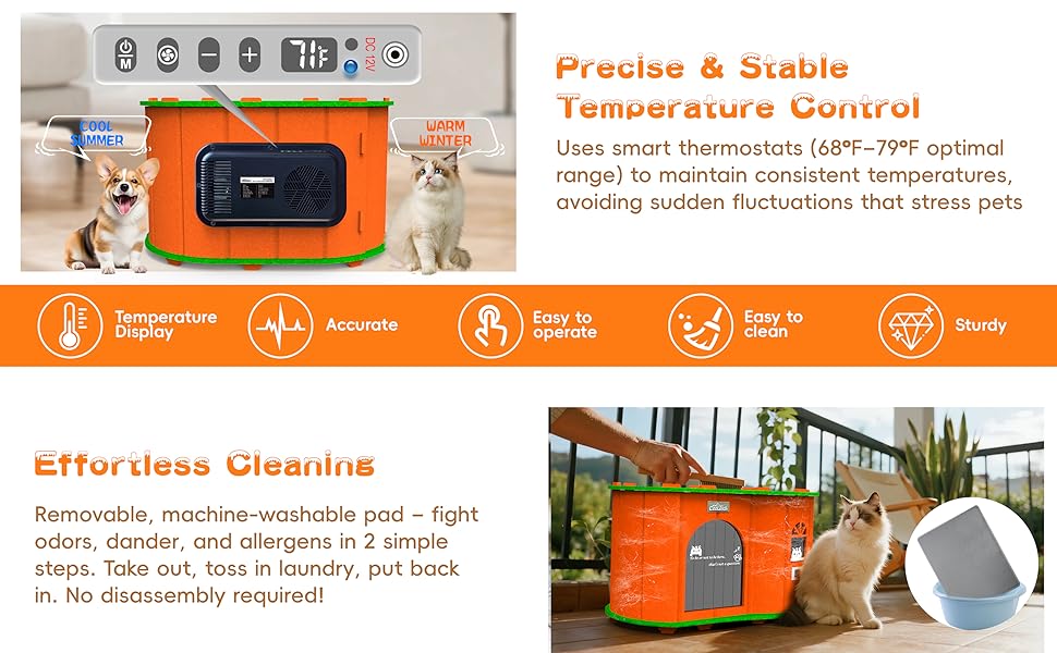 cooling house for cat