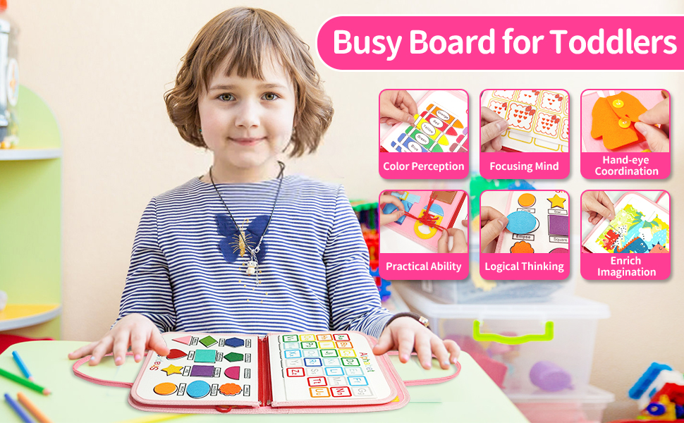 busy board Toy for 1-6 Year Old Toddlers