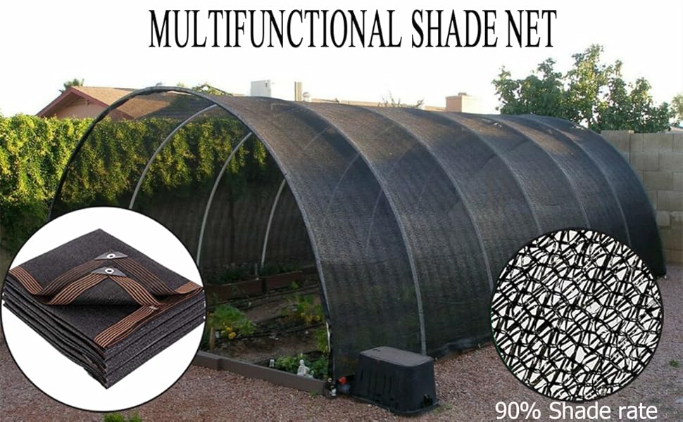 Shade Cloth Garden Shade Mesh Netting with Grommets