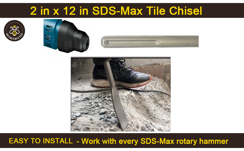 BEEMEEMASTER SDS MAX TILE CHISEL