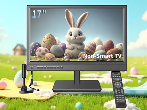 Amazon.com: Jexiop 17inch TV,Small Flat Screen TV with ATSC