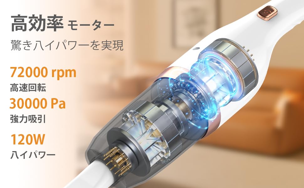 掃除機 コードレス 30000pa 超強力吸引 45分連続稼働 サイクロン式 掃除機 コードレス 30000pa 超強力吸引 45分連続稼働 サイクロン
