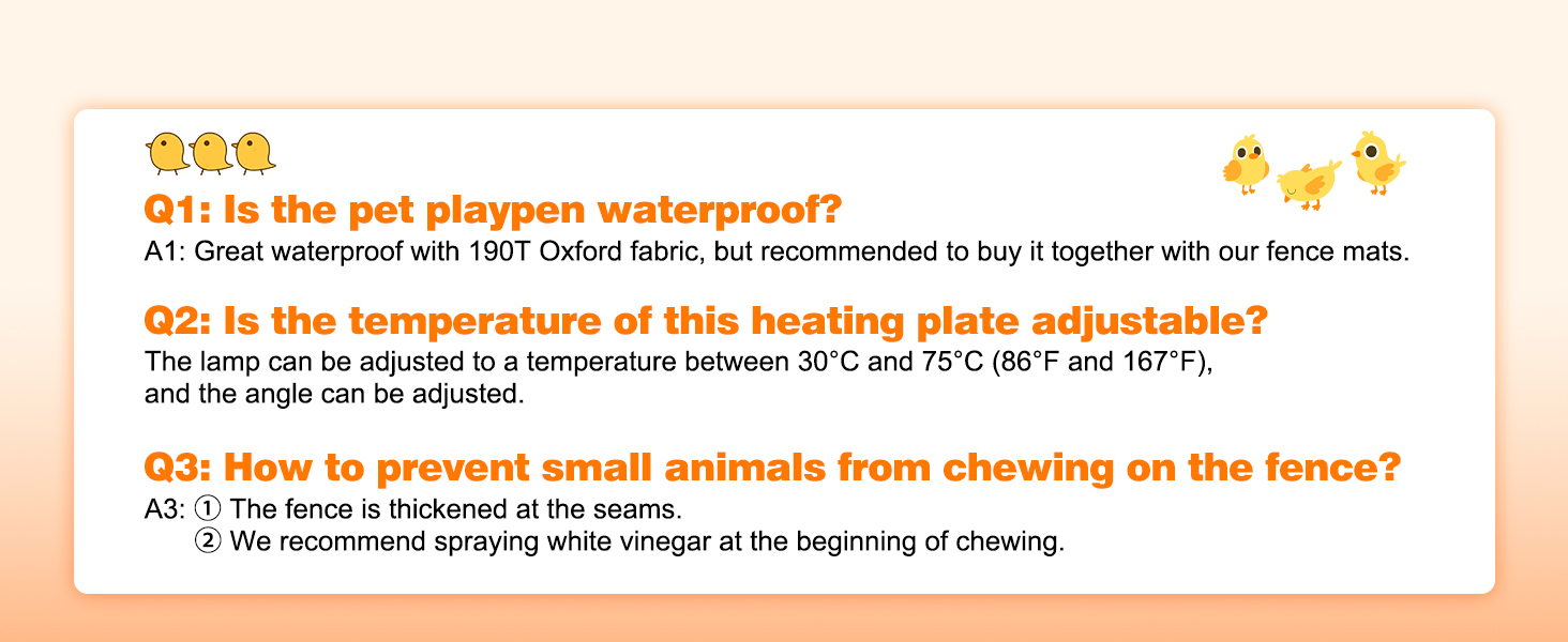 chicken brooder box for chick starter kit, pet cage tent, brooders heating plate