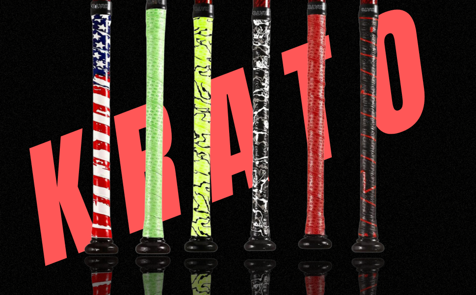 KRATO ProElite Bat Grip Tape for Baseball/Softball Wrap