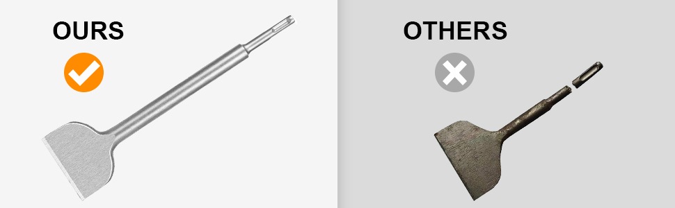 Burin à Carreaux 17x100 X 280mm Burin Plat Ciseau à Tuiles Professionnelle Pour Retirer Le Carrelage Et La Colle à Carrelage 16 6