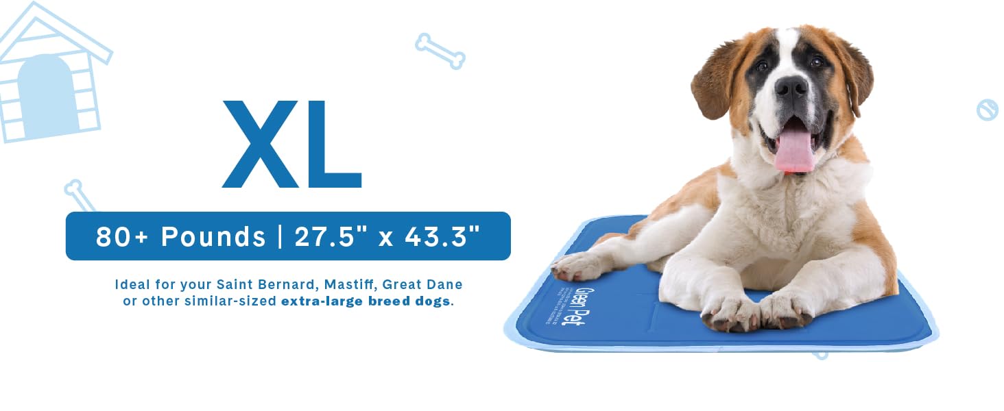 The Green Pet Shop Dog Cooling Mat, Extra Small Pressure