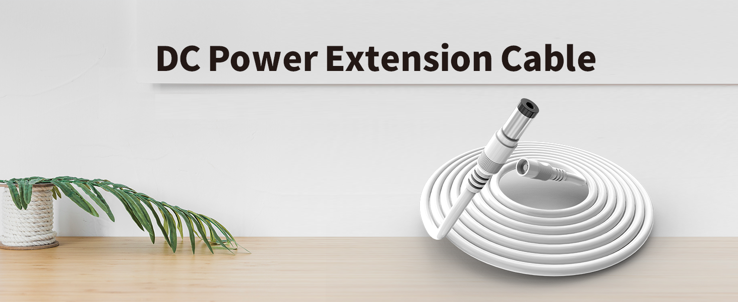 dc extension cord 6.5mm 2.5mm