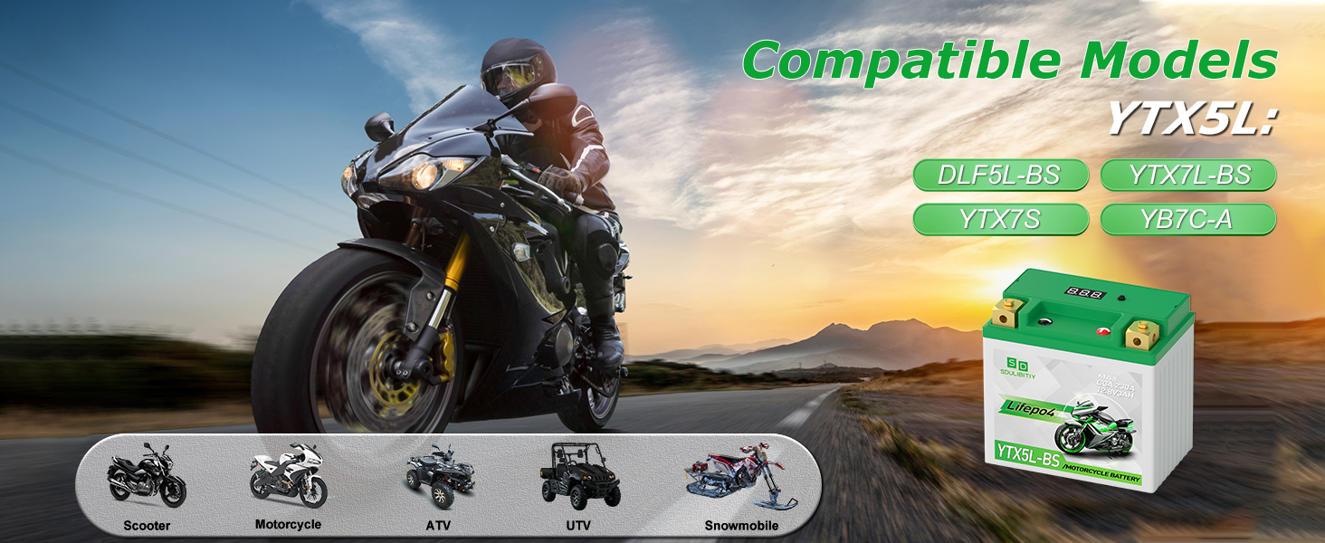 motorcycle battery atv battery atv battery 12v lithium motorcycle battery powersports batteries