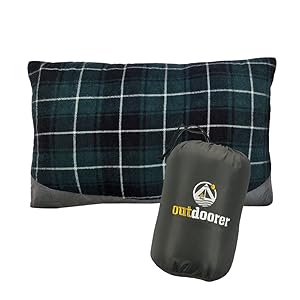 Coussin de camping vert