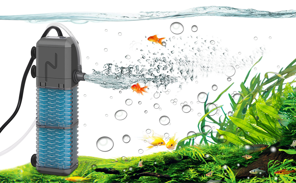 Das Aquarium ist eine Wasserpumpe, mit der Wasser und andere Fische gepumpt werden können.