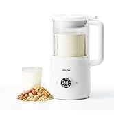 Automatic Nut Milk Maker, 20 Oz Soy Milk Maker Machine for Homemade Almond/Oat/Soy, Plant-Based M...