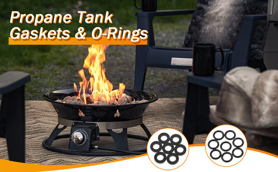 Hicello 40Pcs Propane Tank Gasket and ORing Rubber Washers