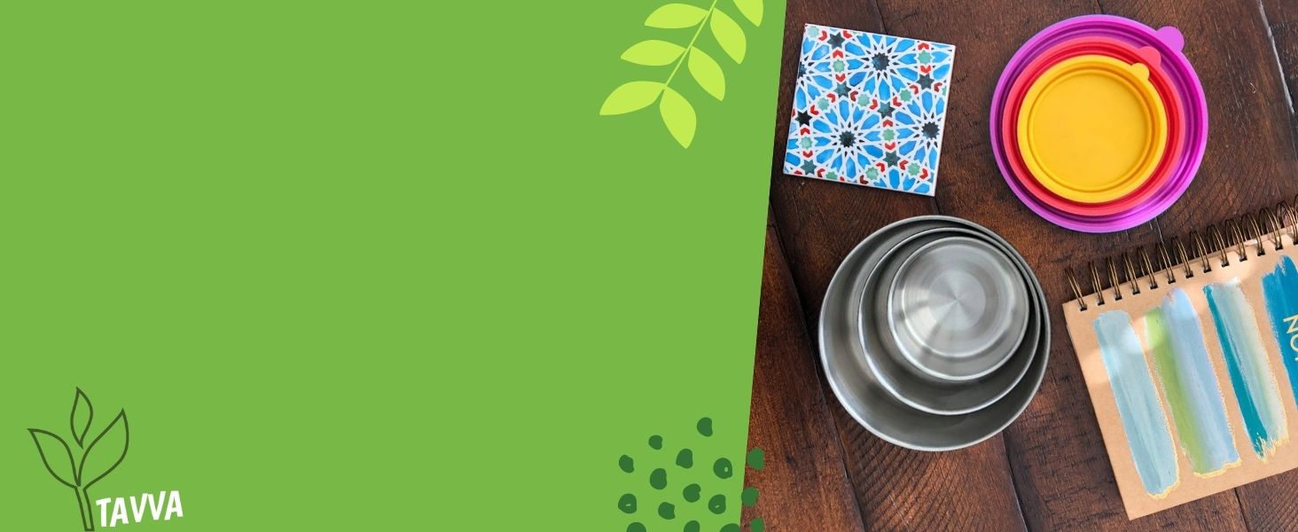 TAVVA Stainless Steel Snack Containers for Kids Plastic Free Leak Proof Lunch Containers for