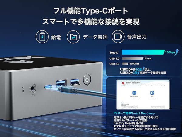Amazon.co.jp: 【ミニpc N150 最新第13世代初登場】BMAX ミニpc