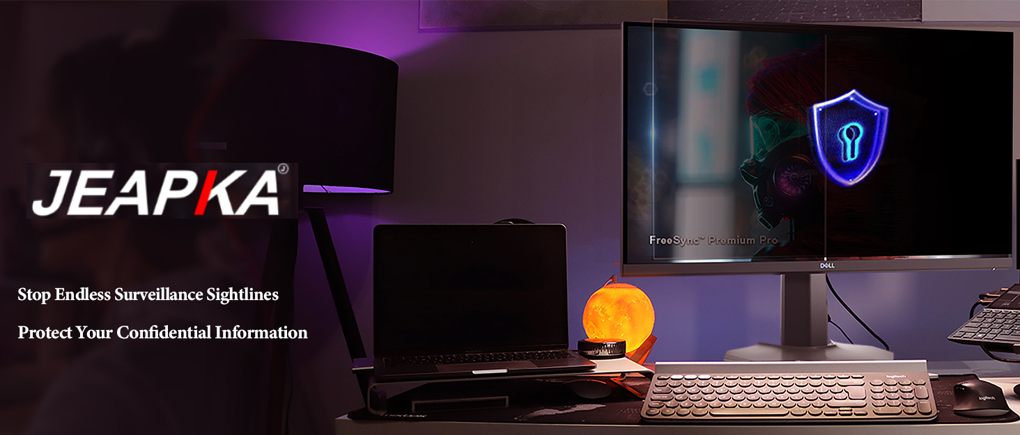 JEAPKA 24 Inch Computer Privacy Screen 2 Pack for 1610