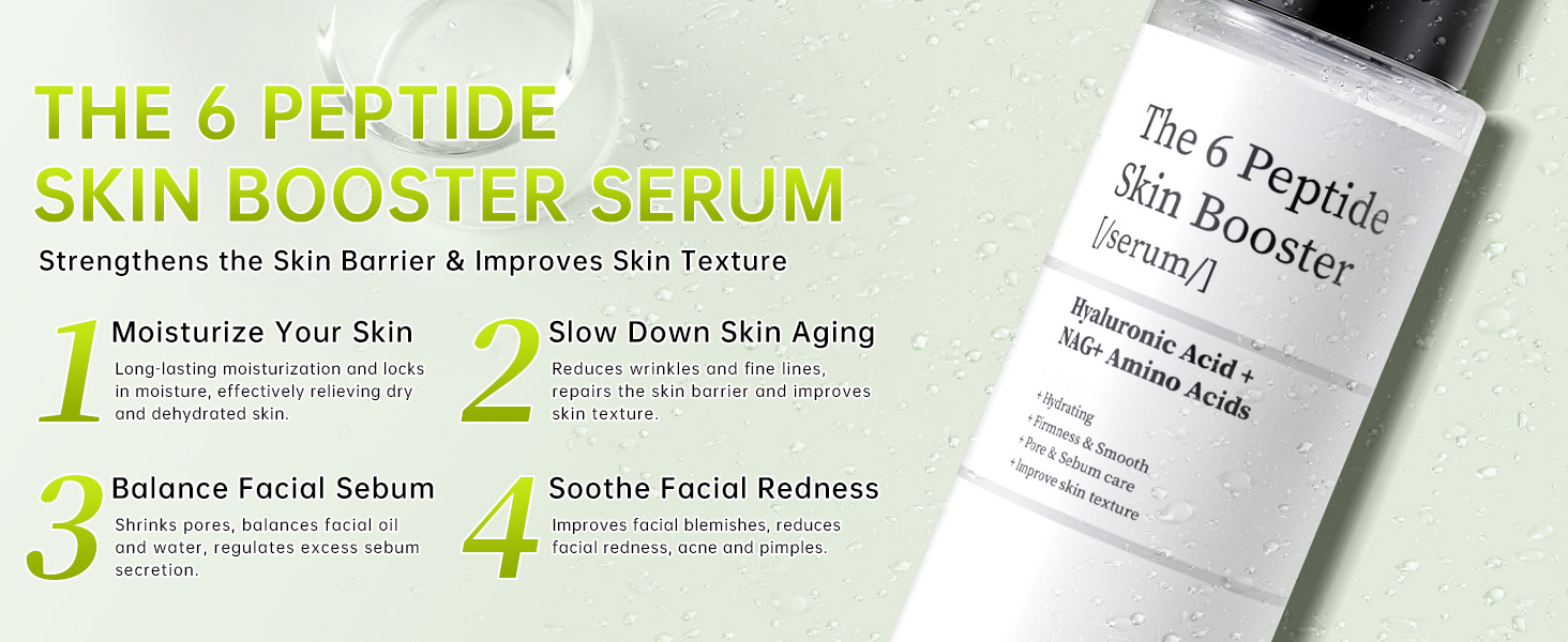 The 6 Peptide Skin Booster Serum