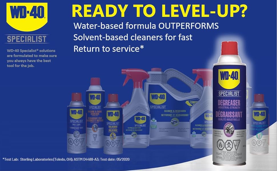 WD40 Specialist Industrial Strength Degreaser 425g High Flashpoint