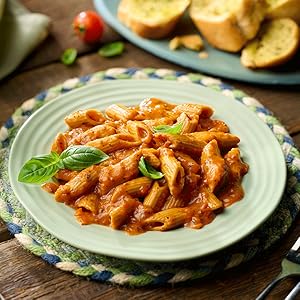Tomoto &amp; Mascarpone Penne Pasta Vegetarian Microwaveable Ready Meal