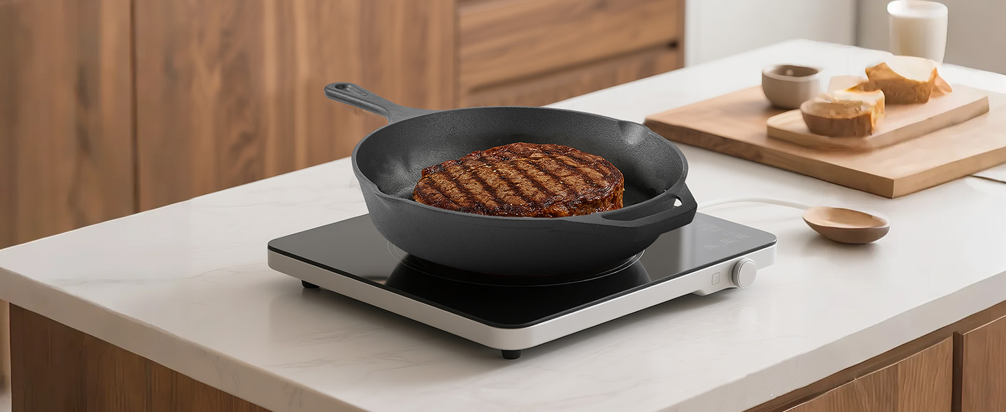 pre seasoned cast iron skillet