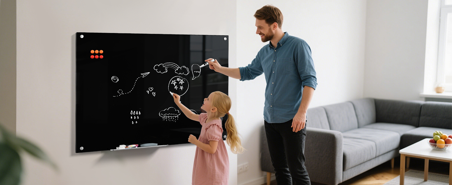 glass dry erase board for all