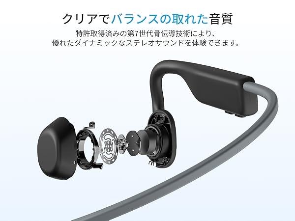 Amazon.co.jp: Bluetooth 5.1 SHOKZ OpenMove 骨伝導イヤホン