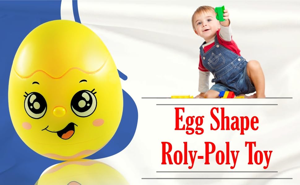 Buy CherryBerry Toys | Egg Shape Roly-Poly Toy | Balance Dancing Game ...