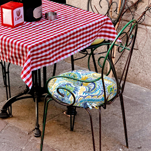 bistro seat cushions
