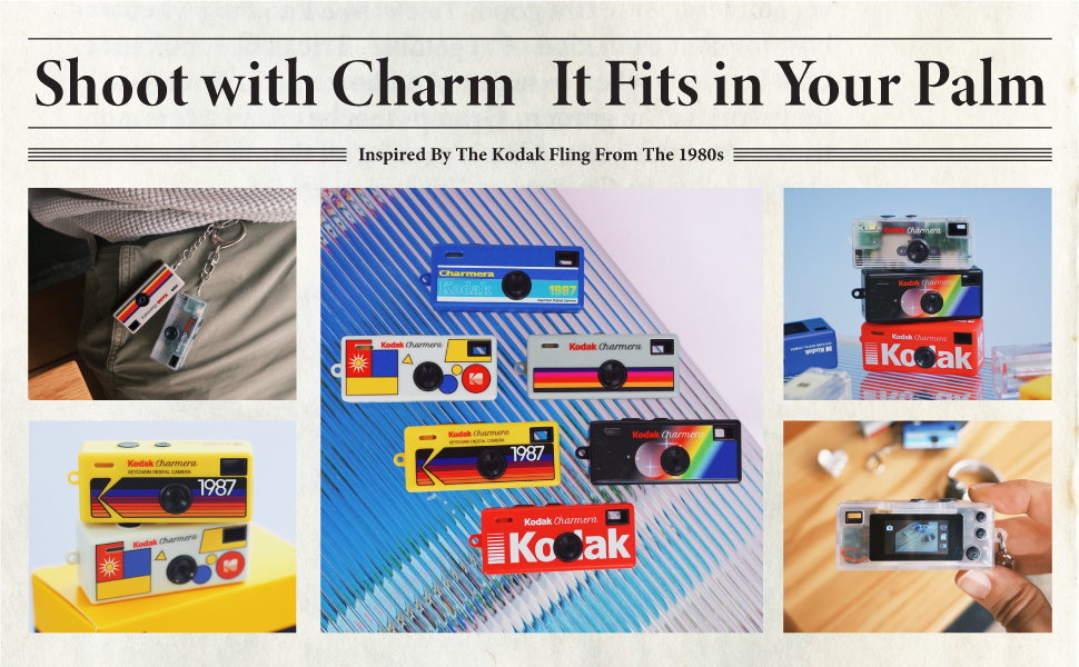 Kodak Charmera 1987 トイカメラ キーチェーン デジタルカメラ Kodak Charmera 1987 トイカメラ キーチェーン デジタルカメラ