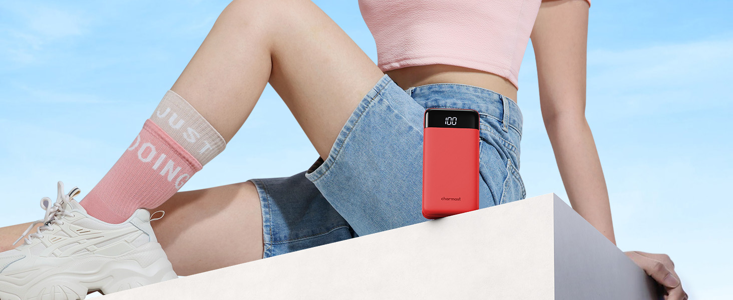 portable charger with built in cable