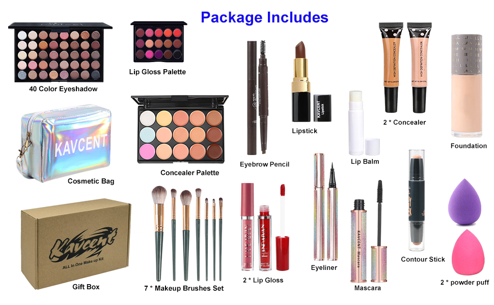 Makeup Kit for Women Full Kit Girls Teens Makeup sets