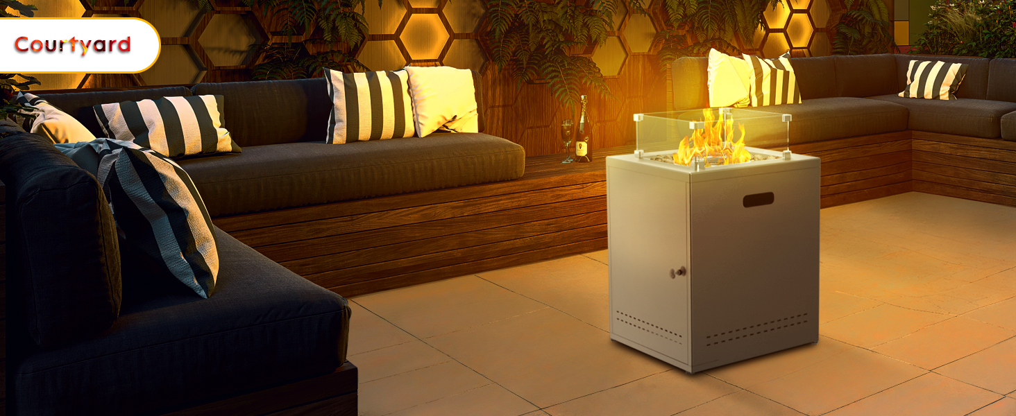 Gas Fire Pit Propane Outdoor Gas Fire Pit