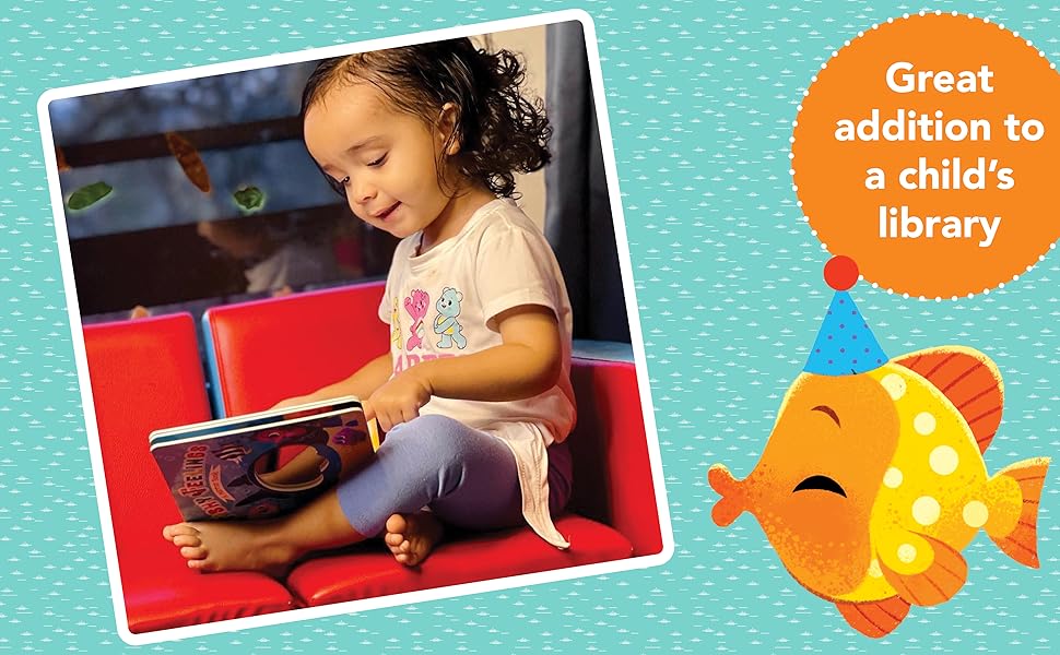 Fishy Feelings Childrens Board Book Mirror Board Book Little Hippo Books 9781953756800