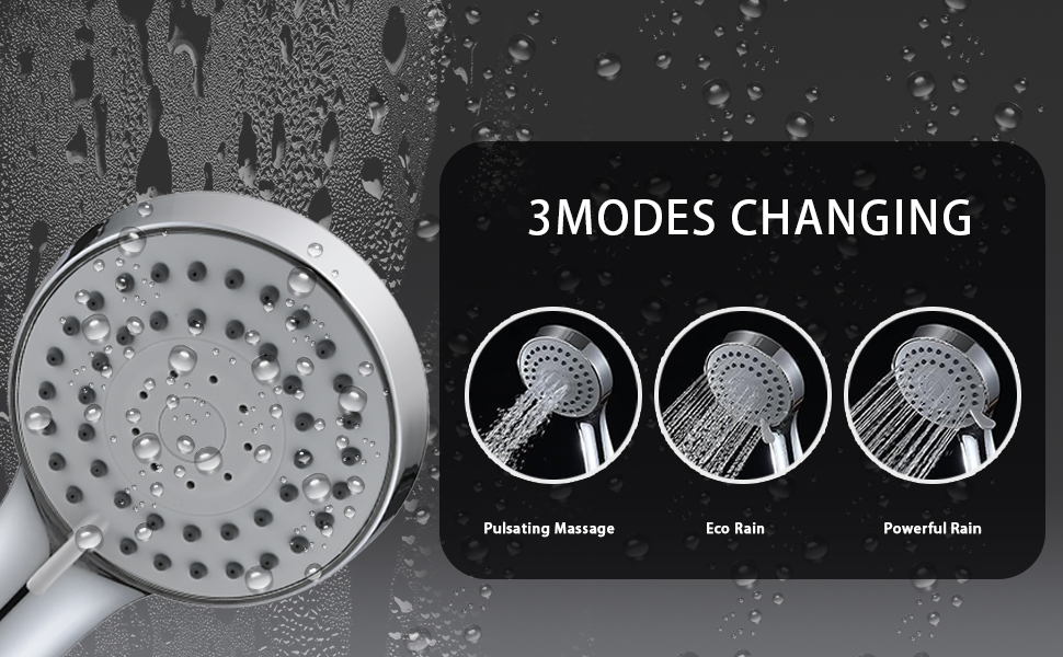 Filtered Shower Head, High Pressure Water Saving Showerhead with Hard