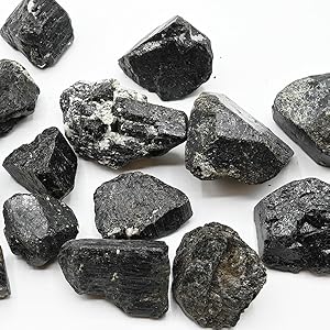ブラックトルマリン原石　800グラム　小粒　ブラジル産⇛10キロ＋ジェル枕 1点物】天然原石 ブラックトルマリン原石 電気石 /約2855g/1個